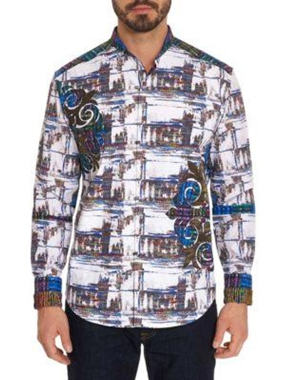 Shop Robert Graham Distinct Palate Graphic Button-down Shirt In Multi