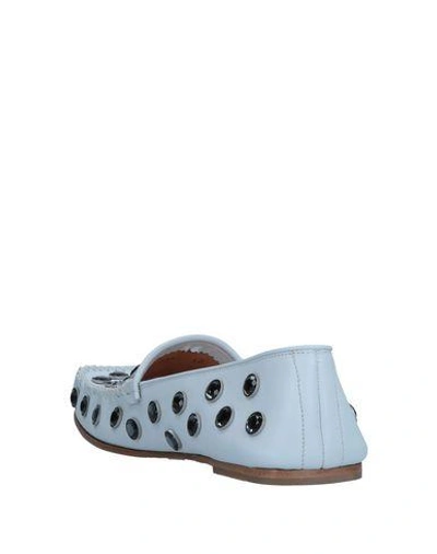 Shop Acne Studios Loafers In White