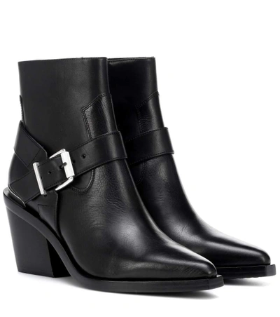 Shop Rag & Bone Ryder Leather Ankle Boots In Black