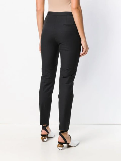 Shop Alberto Biani Skinny Trousers - Black