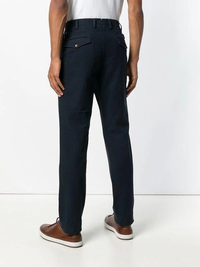 Shop Pt01 Straight-leg Trousers In Blue