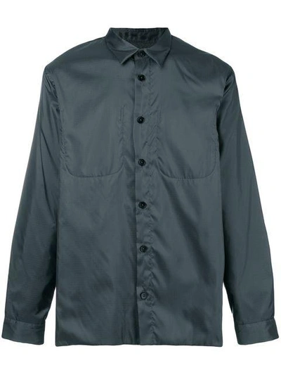 Shop Jil Sander Upside-down Stitch Shirt In Grey