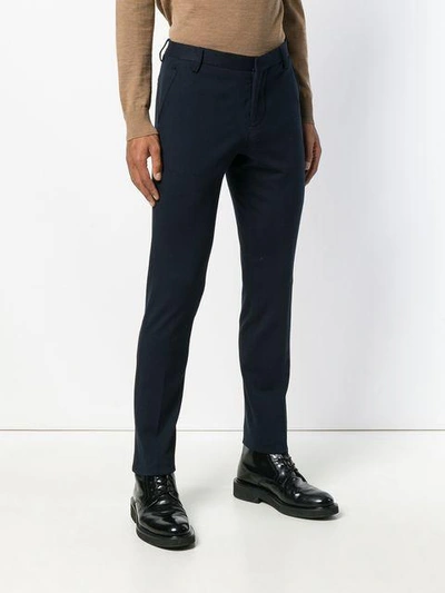 Shop Entre Amis Tailored Trousers - Blue