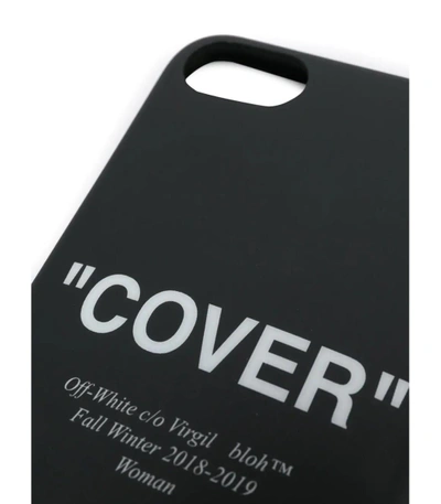 Shop Off-white Black "cover" Iphone Case