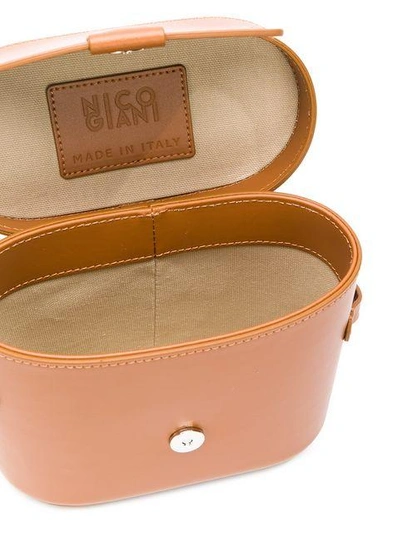 Shop Nico Giani Frerea Mini Shoulder Bag In Brown