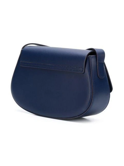 Shop Nico Giani Giani Buckle Crossbody Bag - Blue