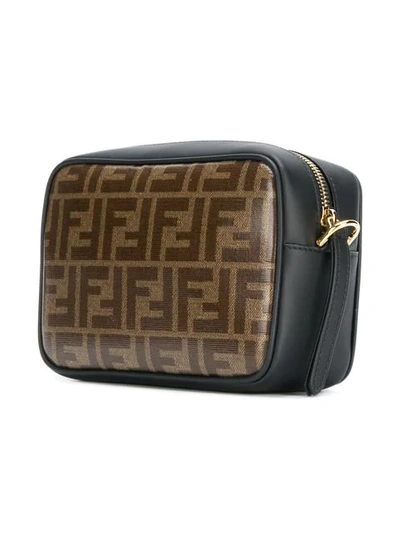 Shop Fendi Ff Mini Bag In Black