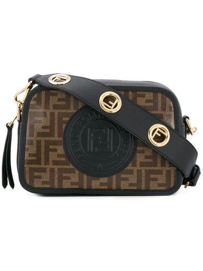 Shop Fendi Crossbody Bag In F14tu Brown Black