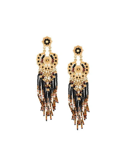 Shop Gas Bijoux 'apache' Earrings - Metallic