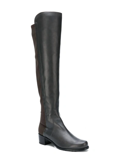 Shop Stuart Weitzman Knee High Boots - Grey