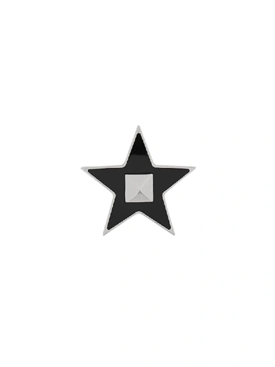 Shop Valentino Garavani Star Rockstud Badge - Black