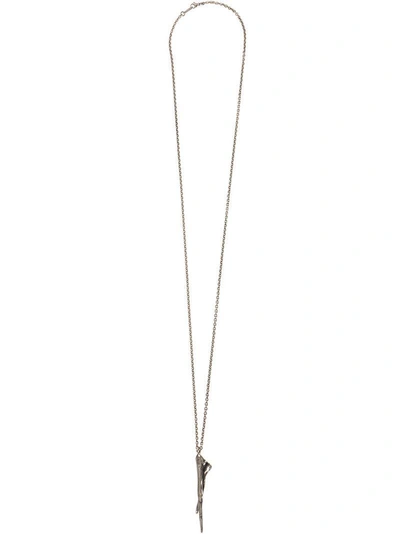 Shop Tobias Wistisen Arrow Design Necklace - Metallic