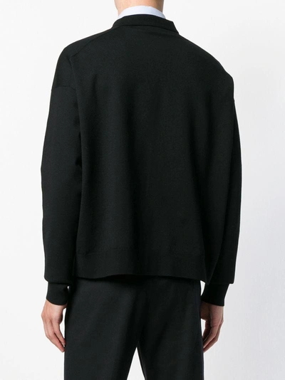 Shop Prada Buttoned Cardigan - Black
