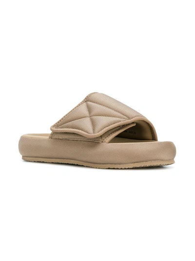 Shop Yeezy Chunky Slippers - Neutrals