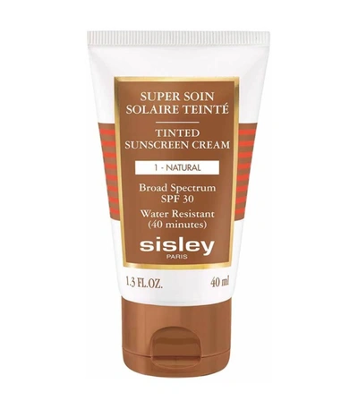 Shop Sisley Paris Tinted Sunscreen Cream Spf 30 #1 Natural