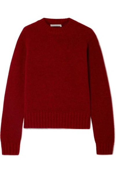 Shop Helmut Lang Knitted Sweater In Red