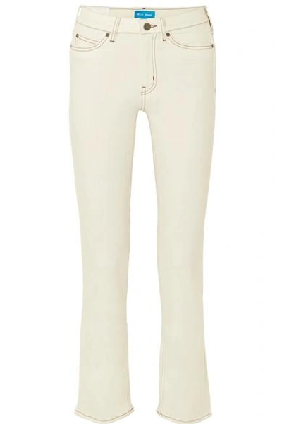 Shop M.i.h. Jeans Daily High-rise Slim-leg Jeans In White