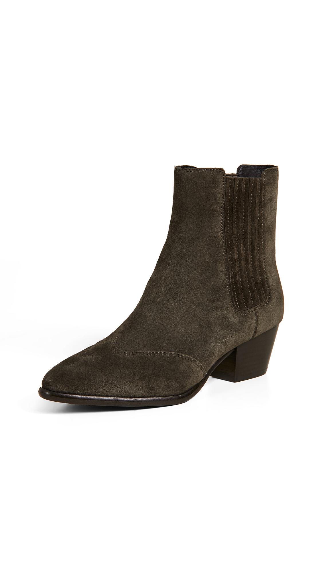 ash eden suede booties