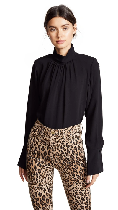 Shop Marc Jacobs Top With Collar In Black