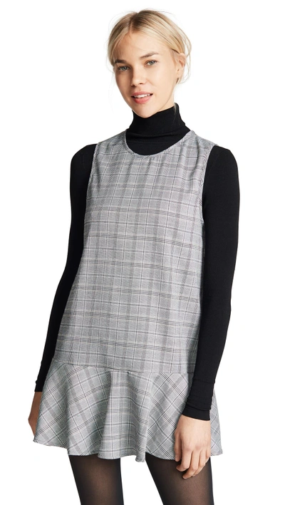 Shop Riller & Fount Harriet Dress In Black/white Plaid