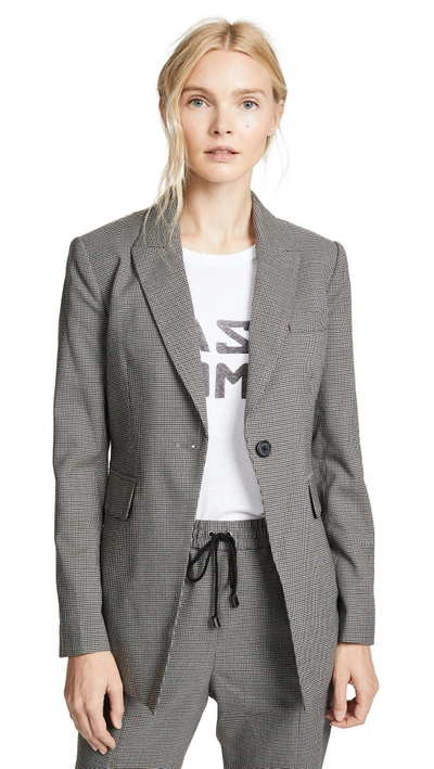 Shop Rebecca Minkoff Celia Jacket In Black/white