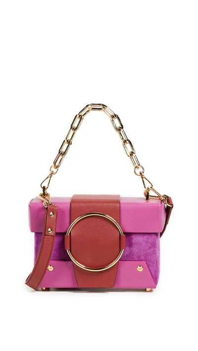 Shop Yuzefi Asher Box Bag In Verbena/ruby