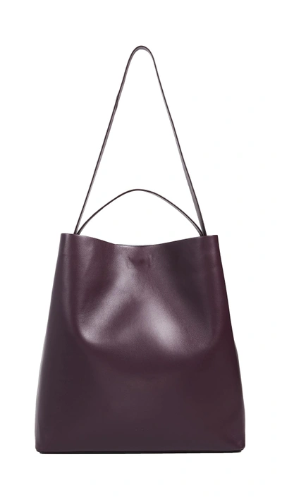 Shop Aesther Ekme Sac Tote In Wine