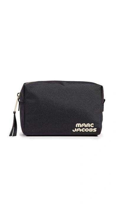 Shop Marc Jacobs Large Cosmetic Case In Black
