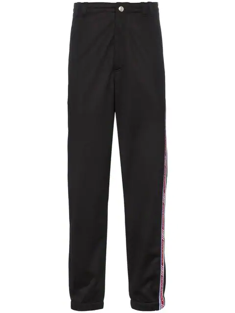 Givenchy Stripe Sweatpants In 001 Black | ModeSens