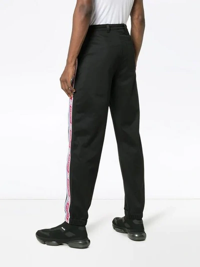 Givenchy 4g Side Band Track-pants In Black