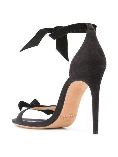 Shop Alexandre Birman Bow Ribbon Pumps - Black