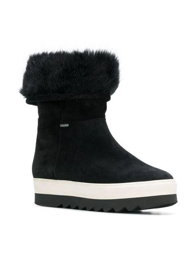 Shop Hogl Fur Trim Boots - Black