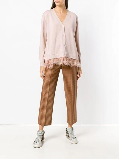 P.a.r.o.s.h V-neck Cardigan In Neutrals