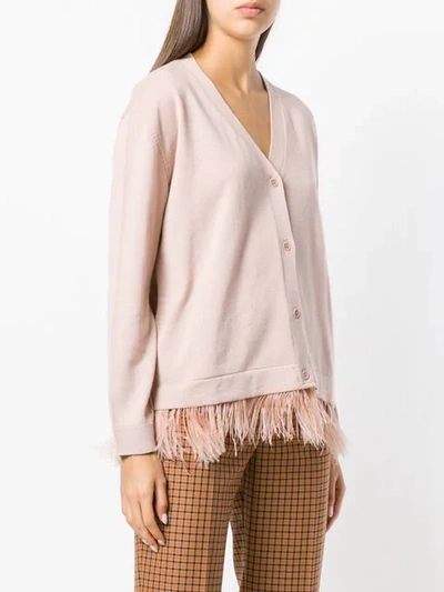 P.a.r.o.s.h V-neck Cardigan In Neutrals
