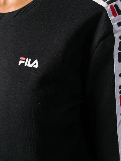 Shop Fila Tivka Sweatshirt In Black