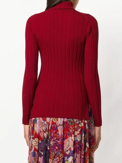 Shop Aspesi Perfectly Fitted Sweater - Red