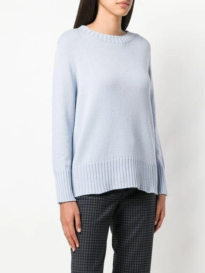 Shop Antonelli Loose Fitted Sweater In Blue