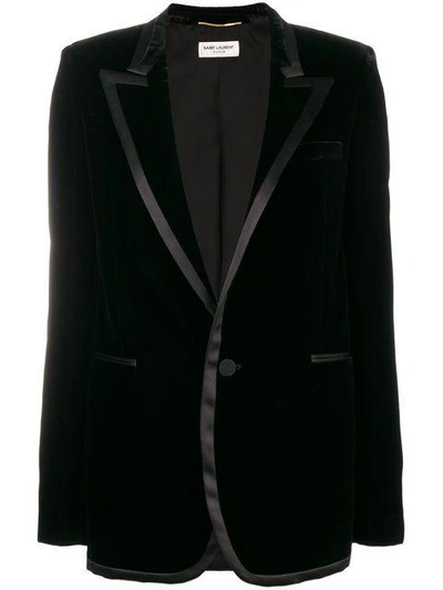 Shop Saint Laurent Perfectly Fitted Jacket In Black