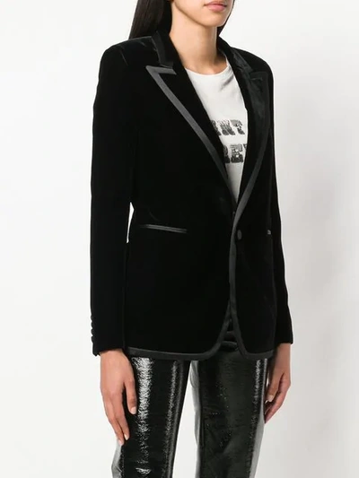 Shop Saint Laurent Perfectly Fitted Jacket In Black