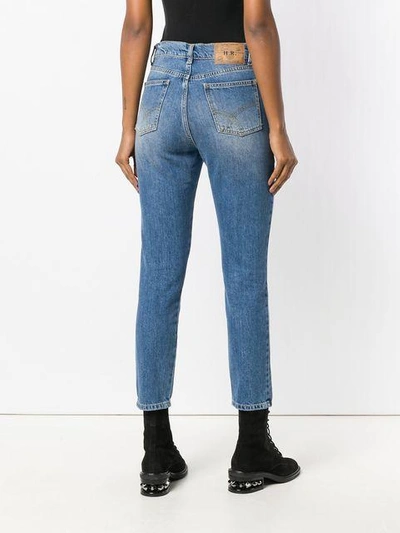 Shop History Repeats Patchwork Skinny Jeans In Blue