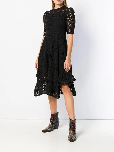 Shop See By Chloé Crochet Dress - Black