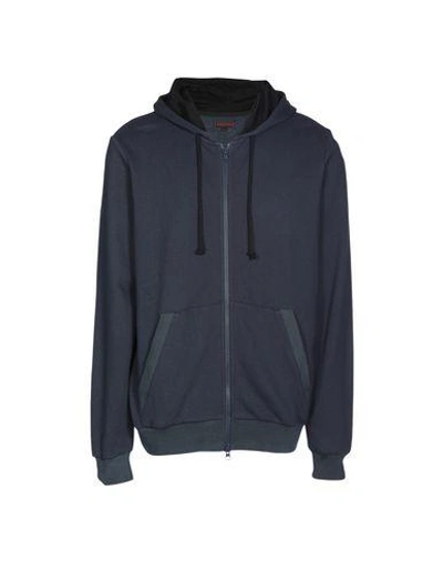 Shop Clot Hooded Sweatshirt In Dark Blue