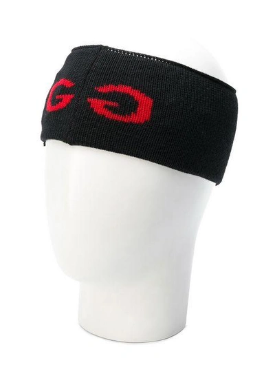 Shop Gucci Elasticated Headband - Black
