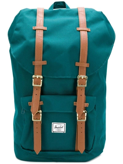 Shop Herschel Supply Co  Little America Backpack In Green