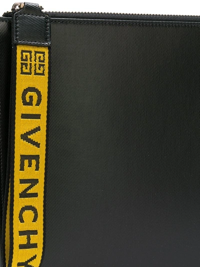 Shop Givenchy Zipped Clutch Bag In Black