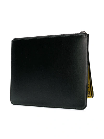 Shop Givenchy Zipped Clutch Bag In Black