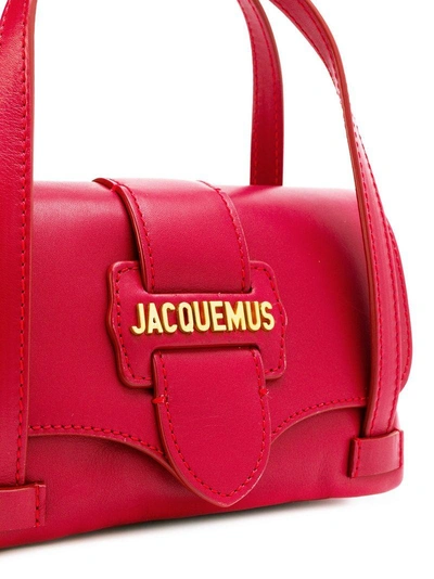 Shop Jacquemus Double Handle Mini Bag - Red