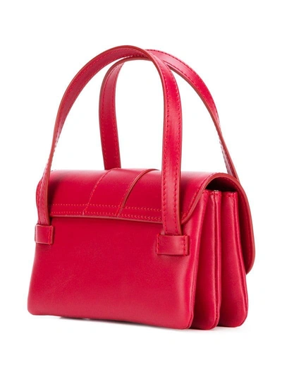 Shop Jacquemus Double Handle Mini Bag - Red