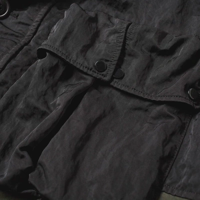 Shop C.p. Company Contrast Panel Millemiglia Jacket In Black