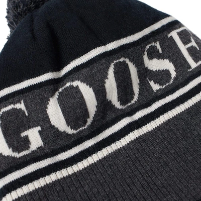Shop Canada Goose Logo Pom Beanie In Black